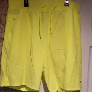 Russell Athletic Yellow Men's Athletic Shorts